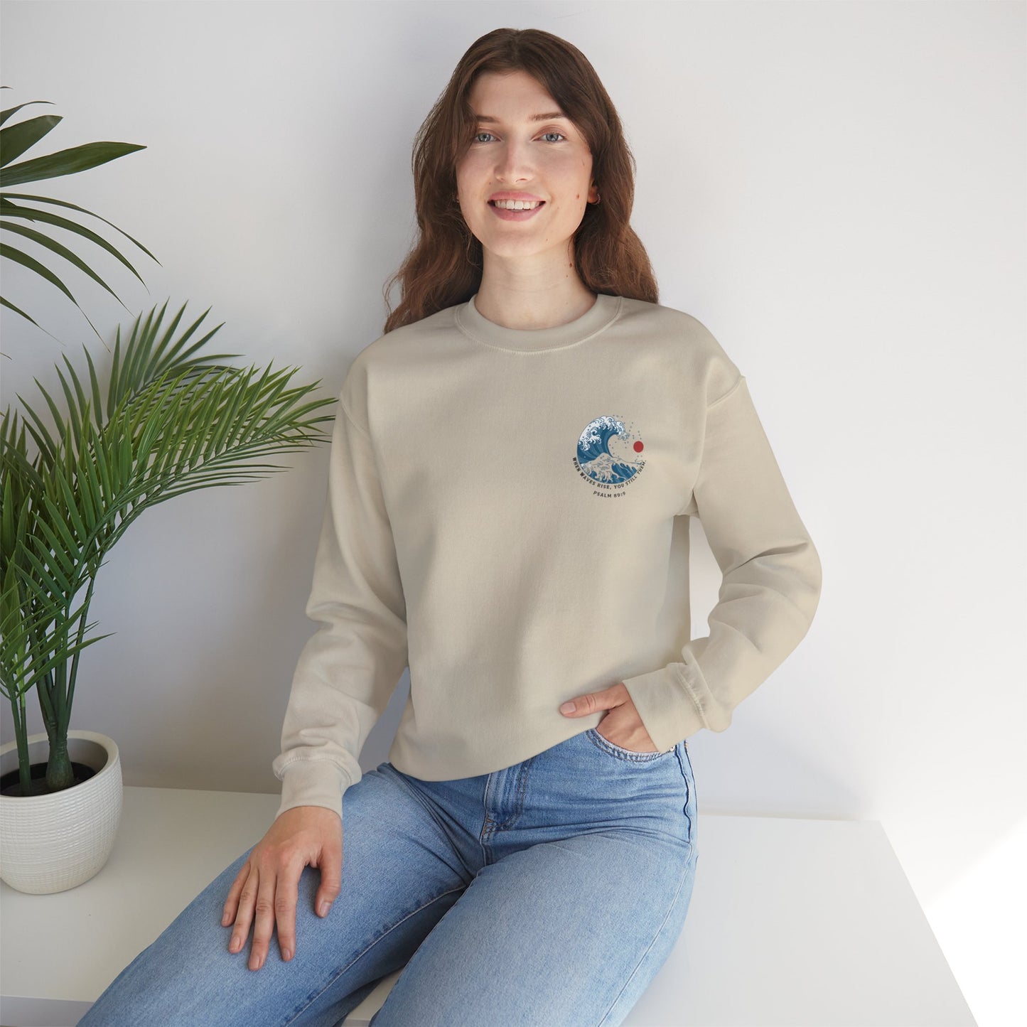 “Waves of Grace” - Unisex Heavy Blend™ Crewneck Sweatshirt