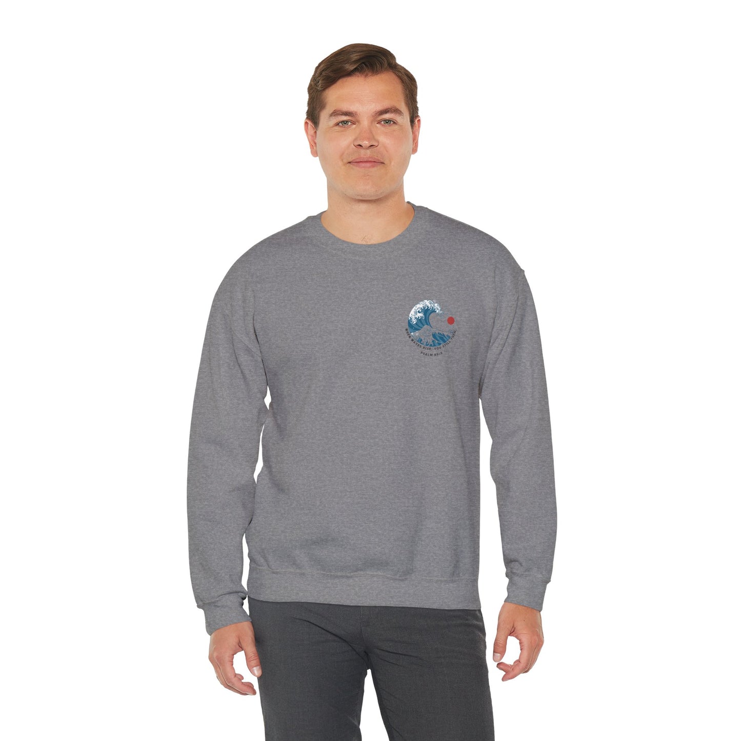 “Waves of Grace” - Unisex Heavy Blend™ Crewneck Sweatshirt