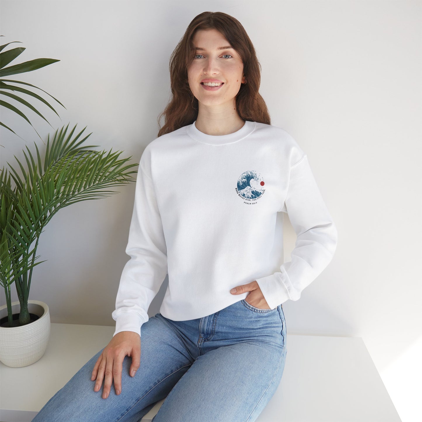 “Waves of Grace” - Unisex Heavy Blend™ Crewneck Sweatshirt