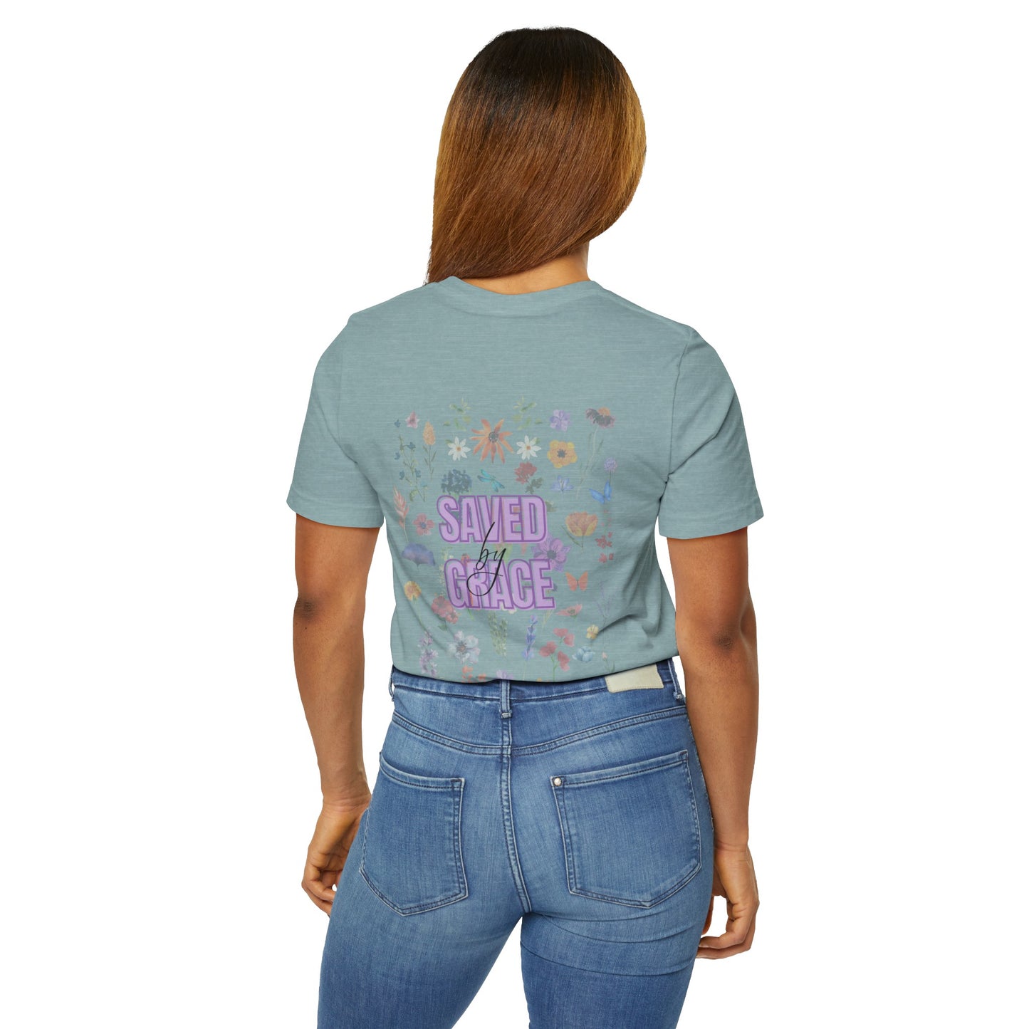 Saved by Grace Floral T-Shirt