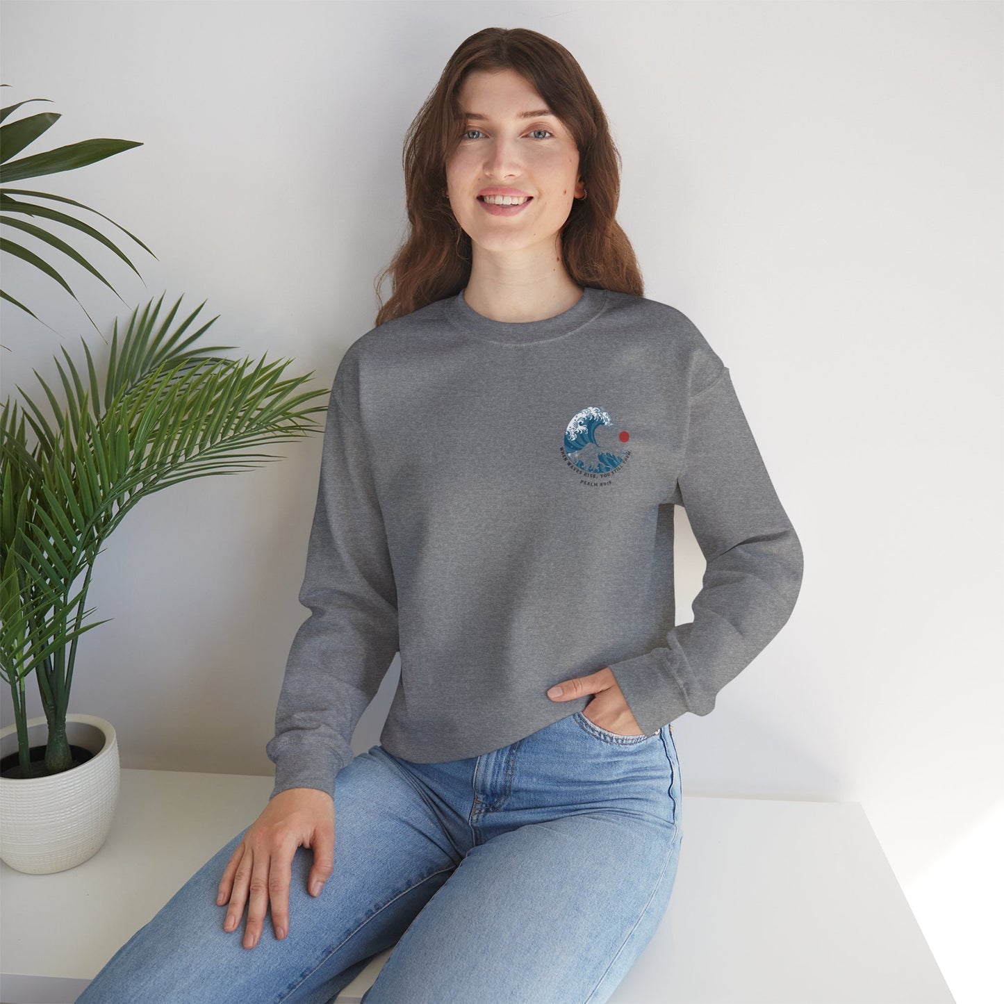 “Waves of Grace” - Unisex Heavy Blend™ Crewneck Sweatshirt