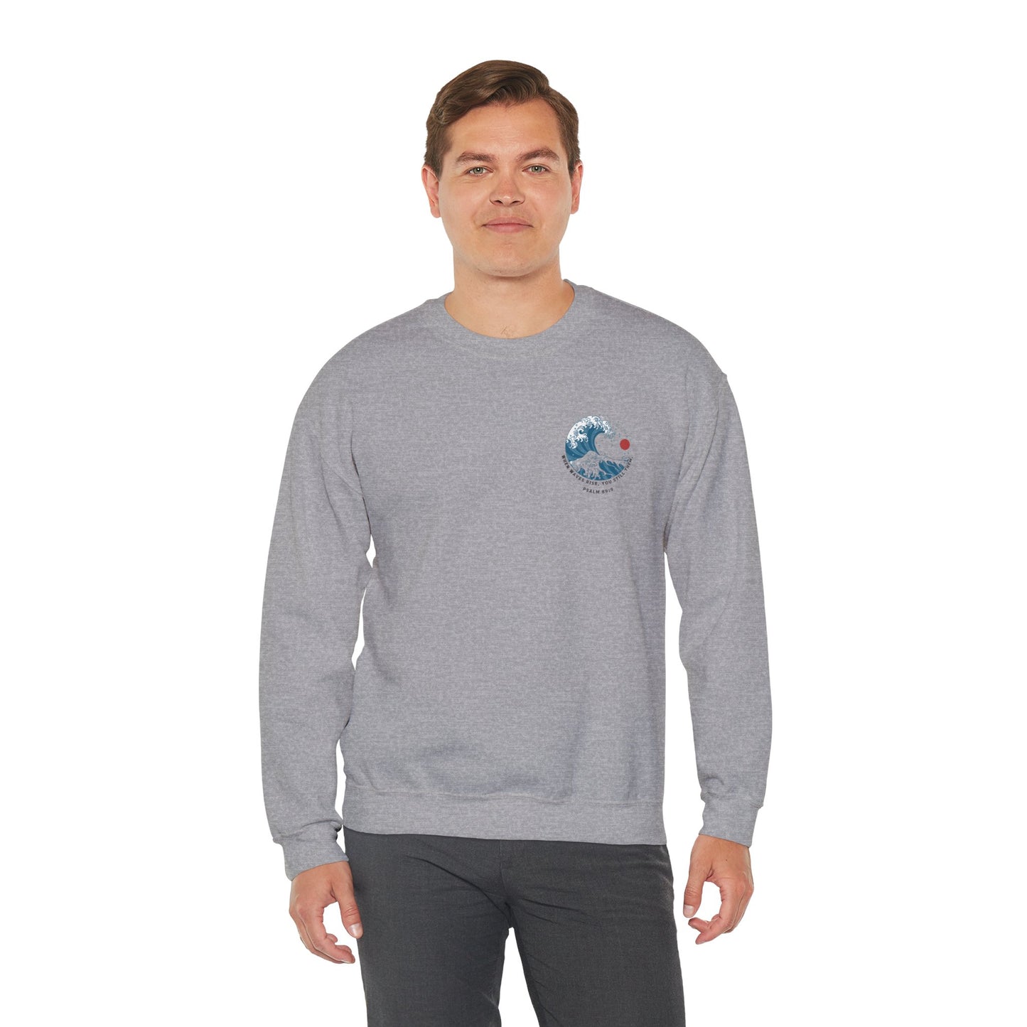“Waves of Grace” - Unisex Heavy Blend™ Crewneck Sweatshirt