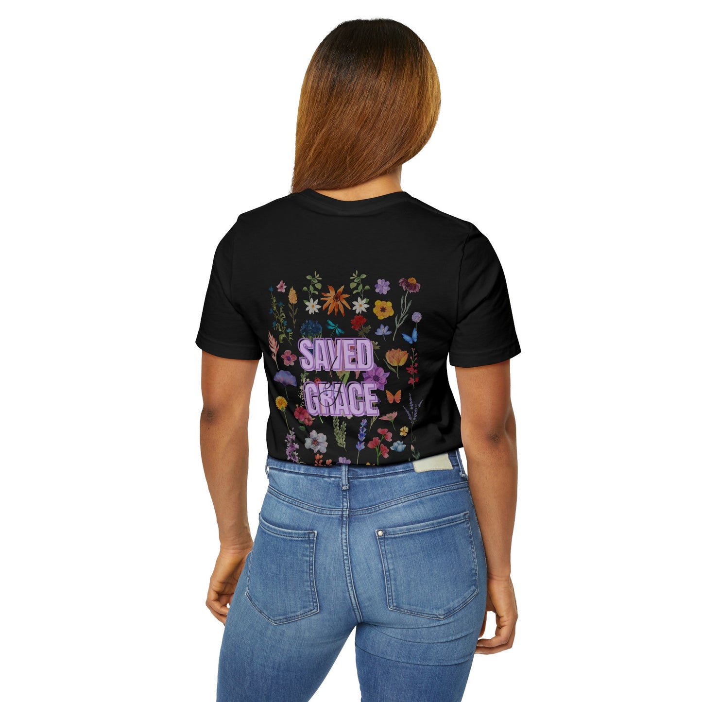 Saved by Grace Floral T-Shirt
