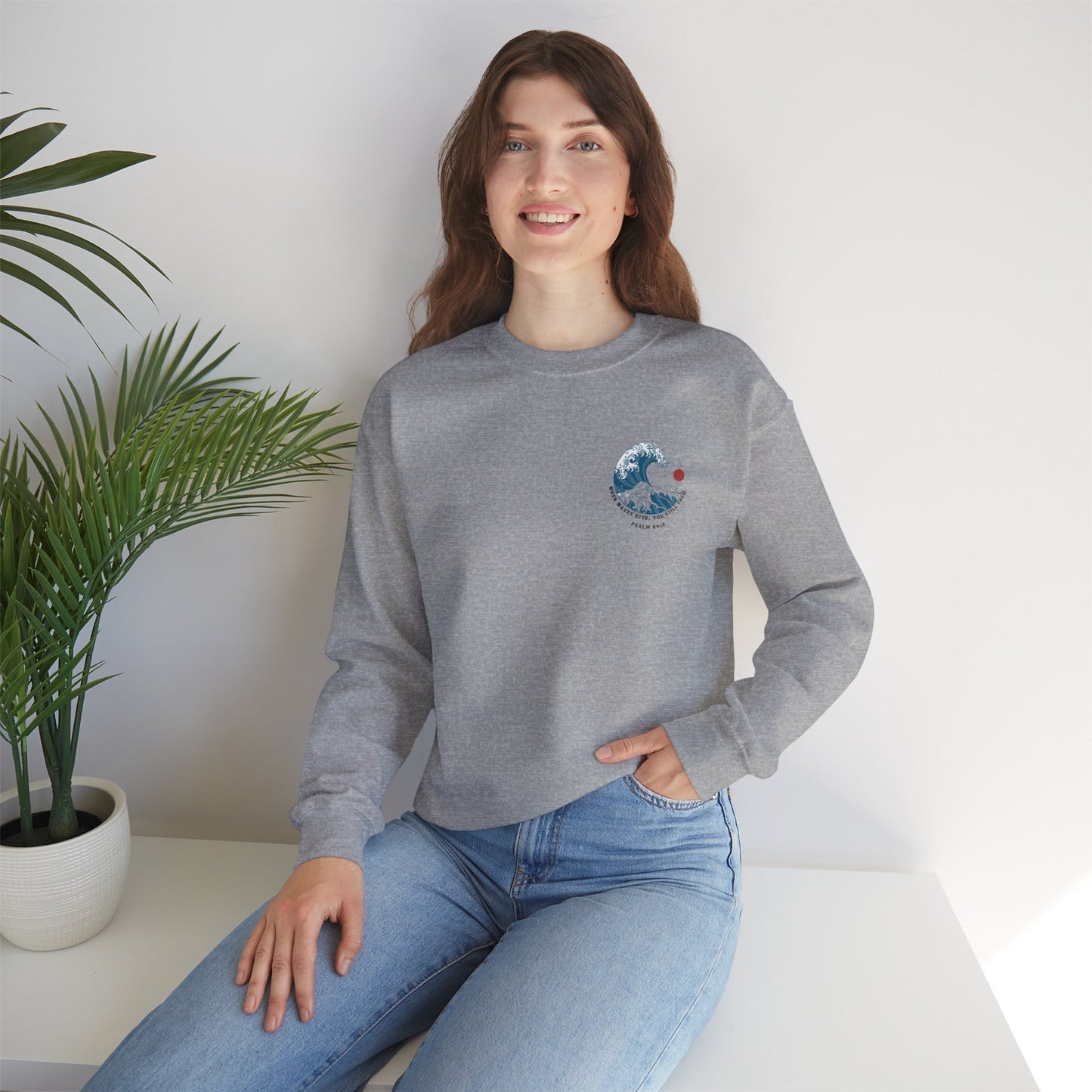 “Waves of Grace” - Unisex Heavy Blend™ Crewneck Sweatshirt