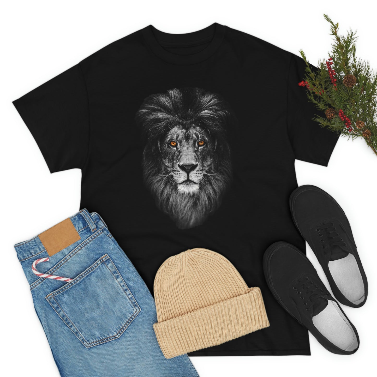Kingdom Driven Lion - Unisex Heavy Cotton Tee