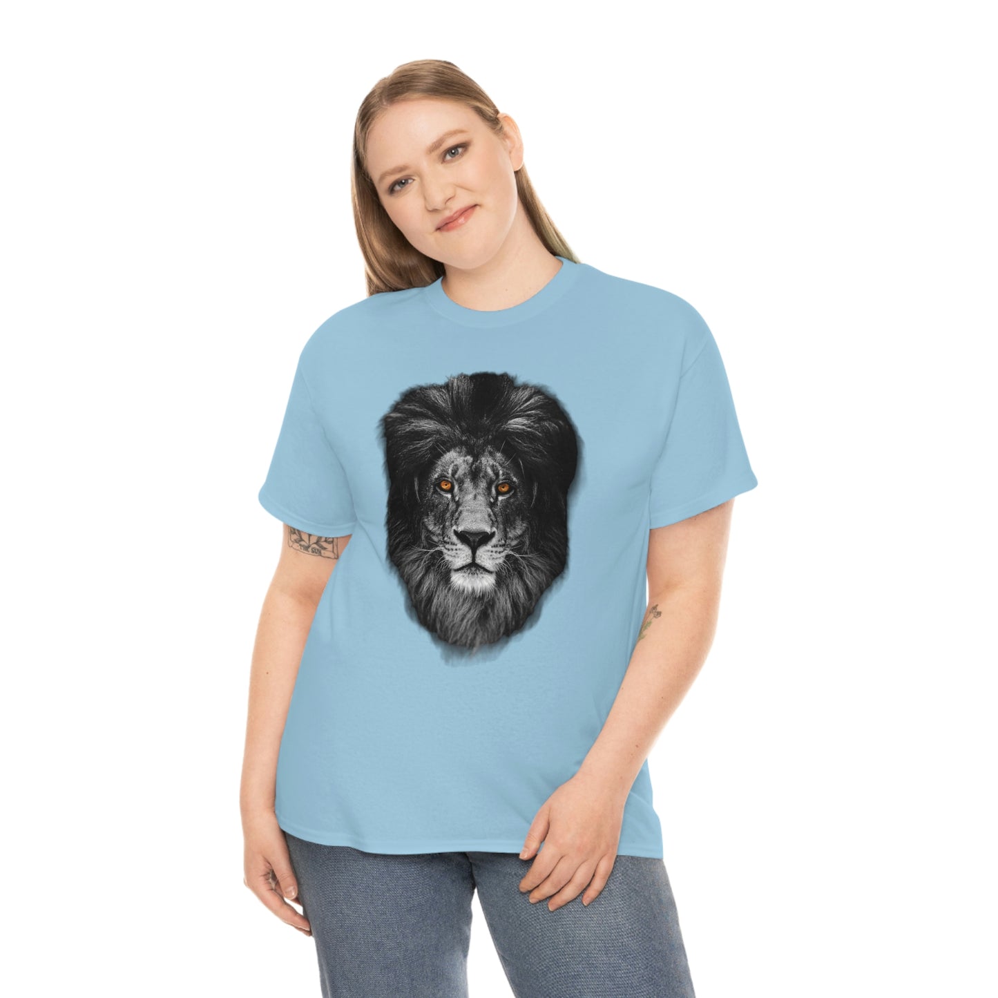 Kingdom Driven Lion - Unisex Heavy Cotton Tee