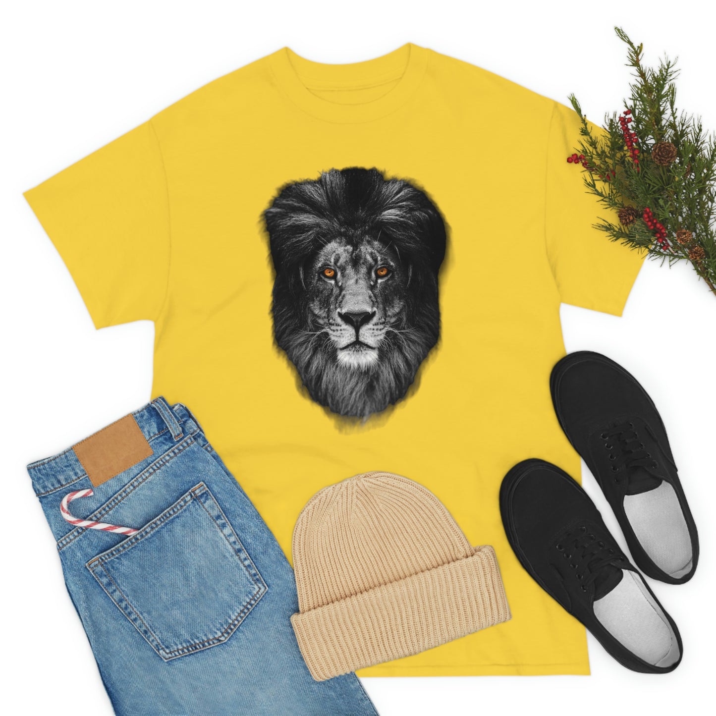 Kingdom Driven Lion - Unisex Heavy Cotton Tee