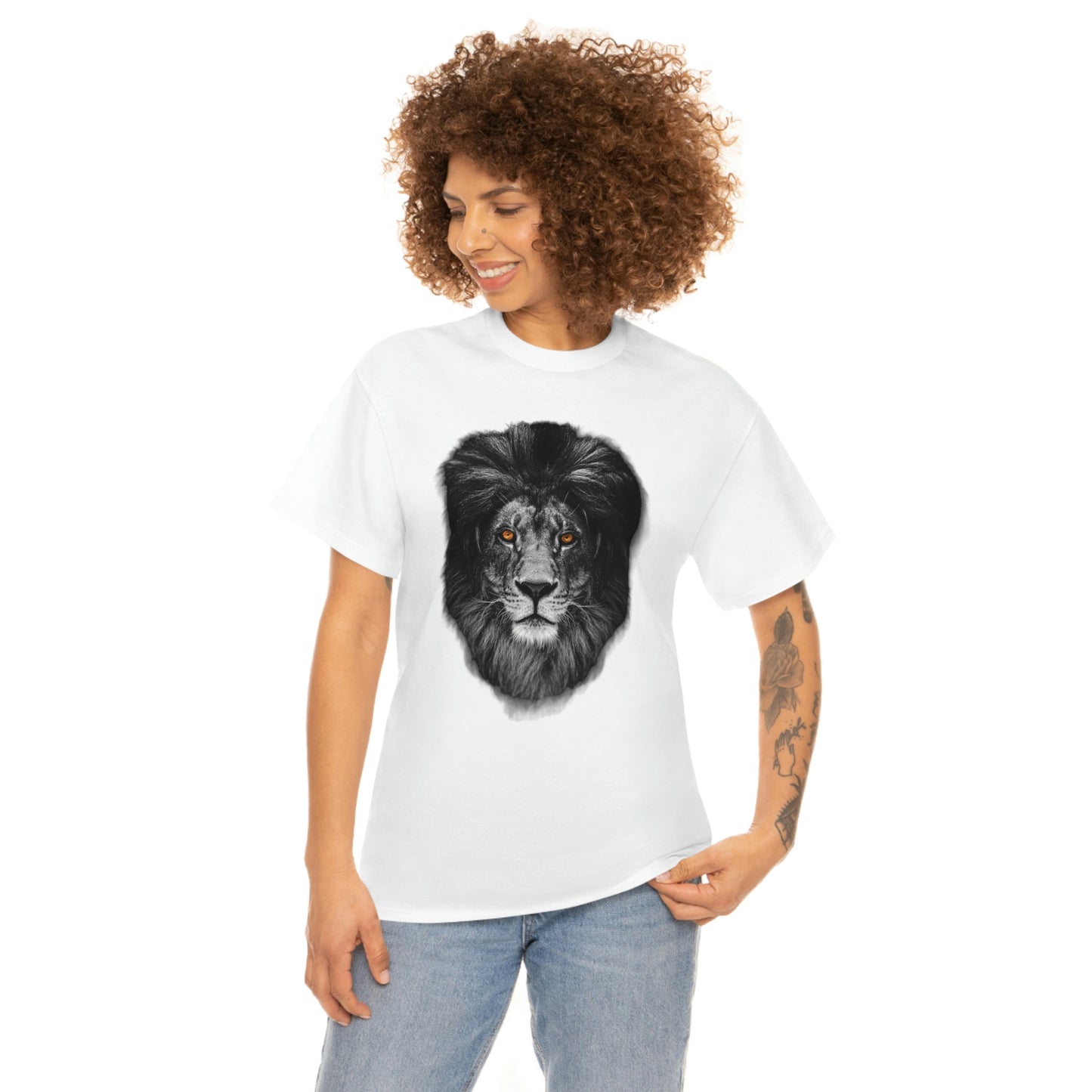 Kingdom Driven Lion - Unisex Heavy Cotton Tee