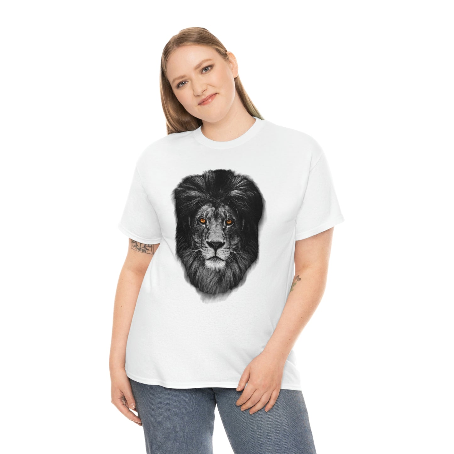 Kingdom Driven Lion - Unisex Heavy Cotton Tee