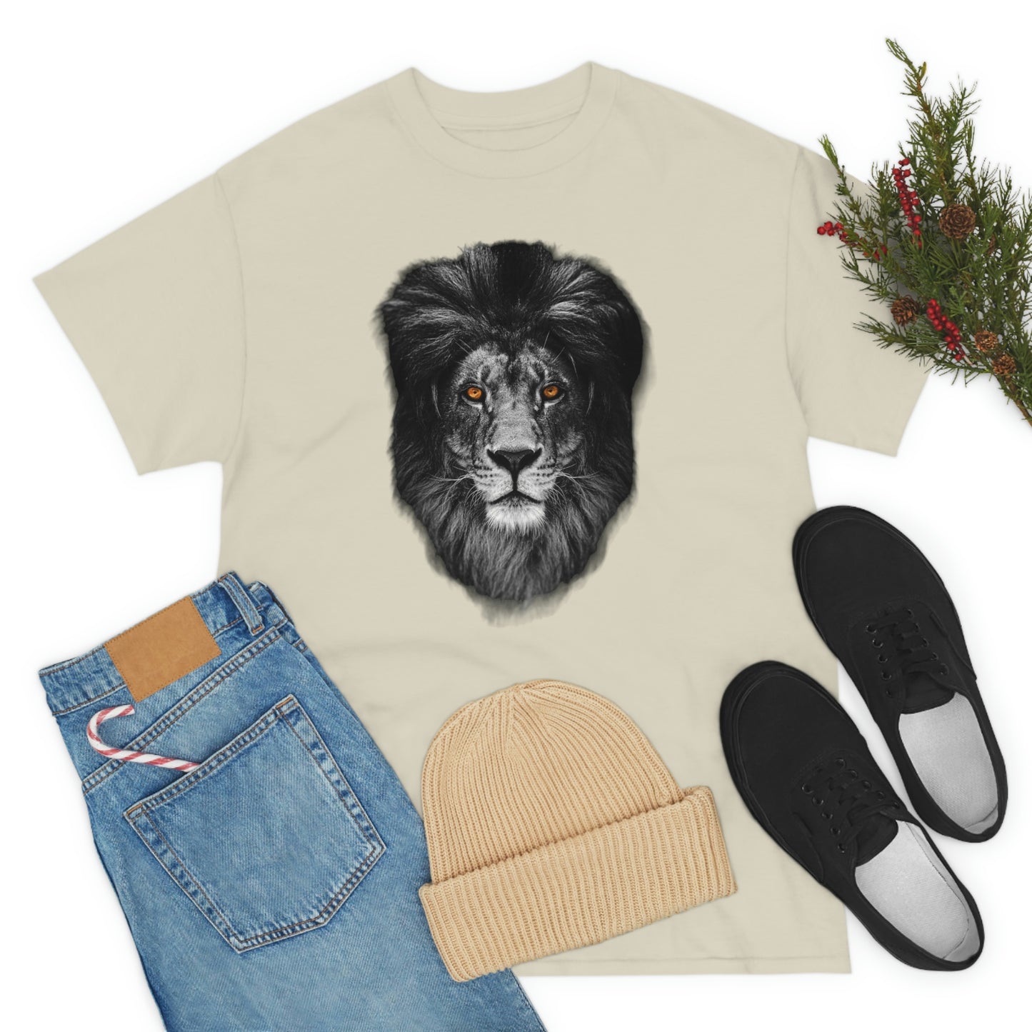 Kingdom Driven Lion - Unisex Heavy Cotton Tee