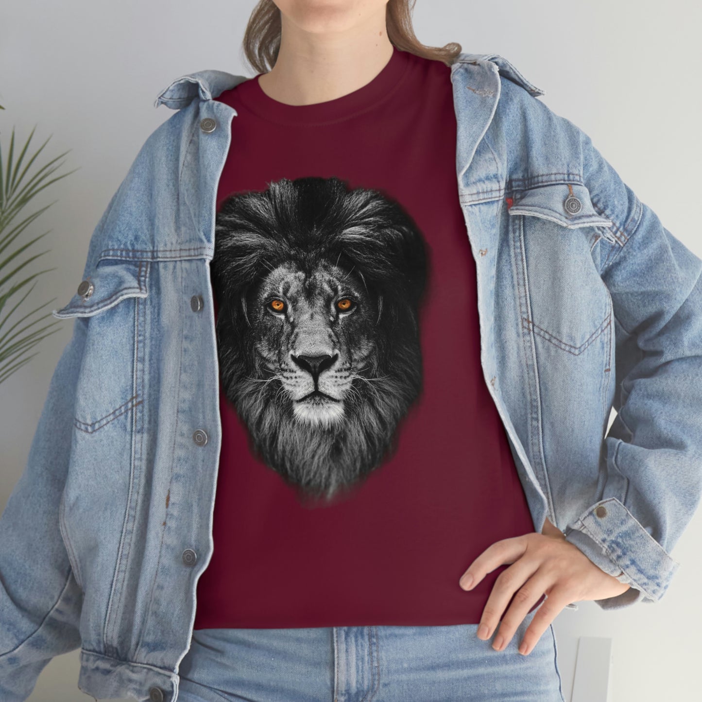 Kingdom Driven Lion - Unisex Heavy Cotton Tee