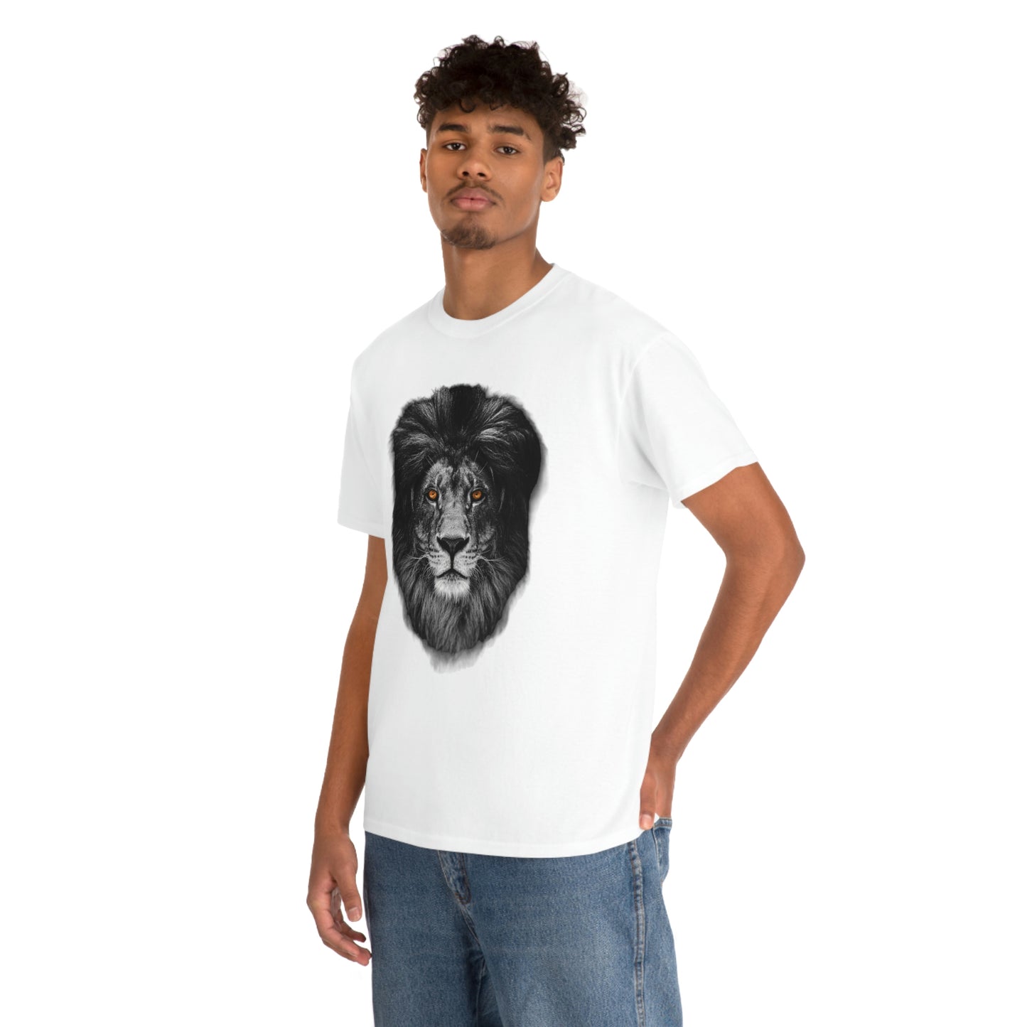 Kingdom Driven Lion - Unisex Heavy Cotton Tee