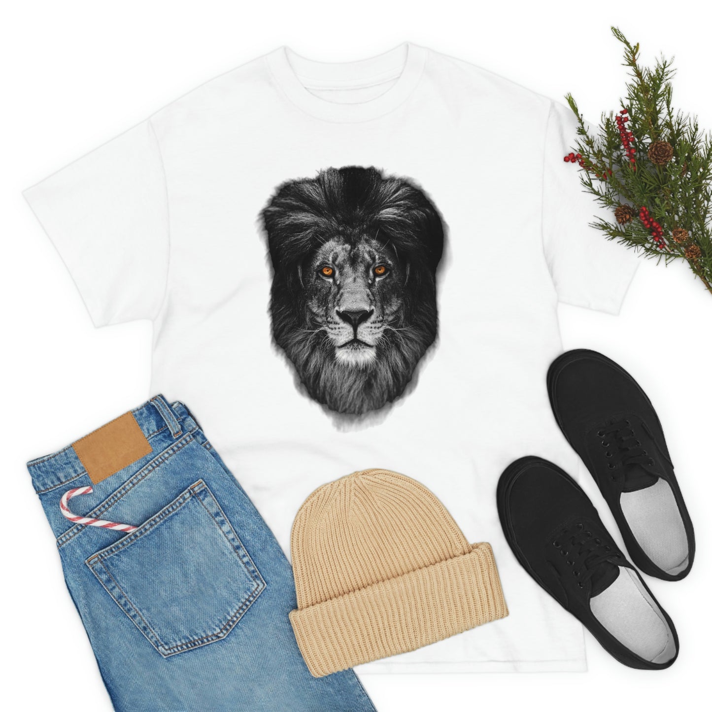 Kingdom Driven Lion - Unisex Heavy Cotton Tee