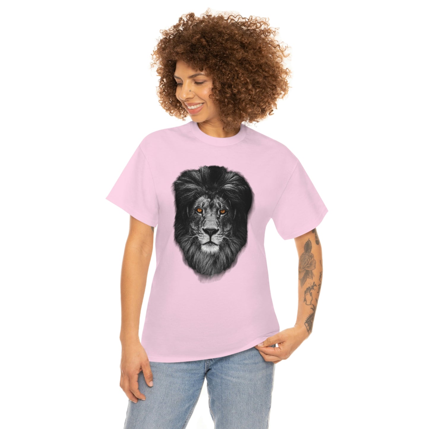 Kingdom Driven Lion - Unisex Heavy Cotton Tee