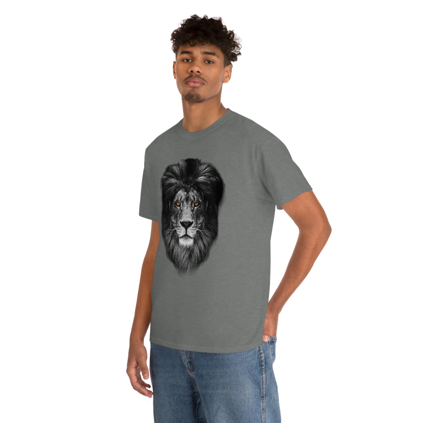 Kingdom Driven Lion - Unisex Heavy Cotton Tee